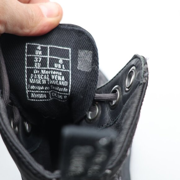 Doc Dr. Martens Pascal Vena Women's Size 6 Satin Vein Embroidered Velvet Boots - Picture 3 of 11